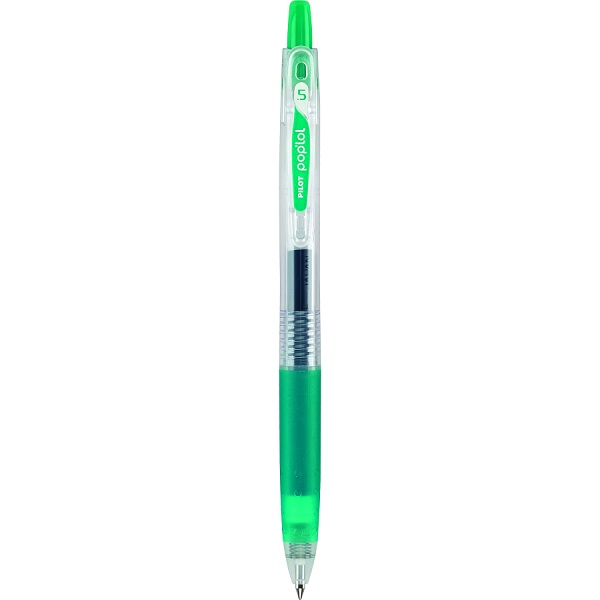 BOLIGRAFO RETRACTIL POP LOL Extra Fino (0.5 MM.) VERDE