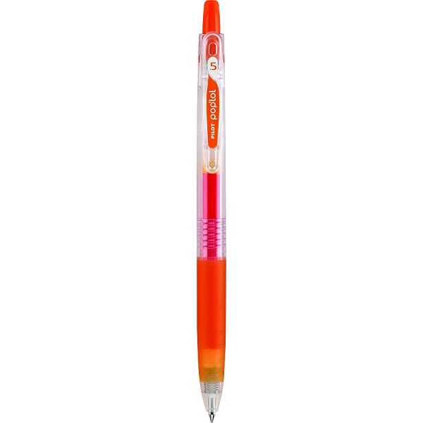 BOLIGRAFO RETRACTIL POP LOL Extra Fino (0.5 MM.) NARANJA