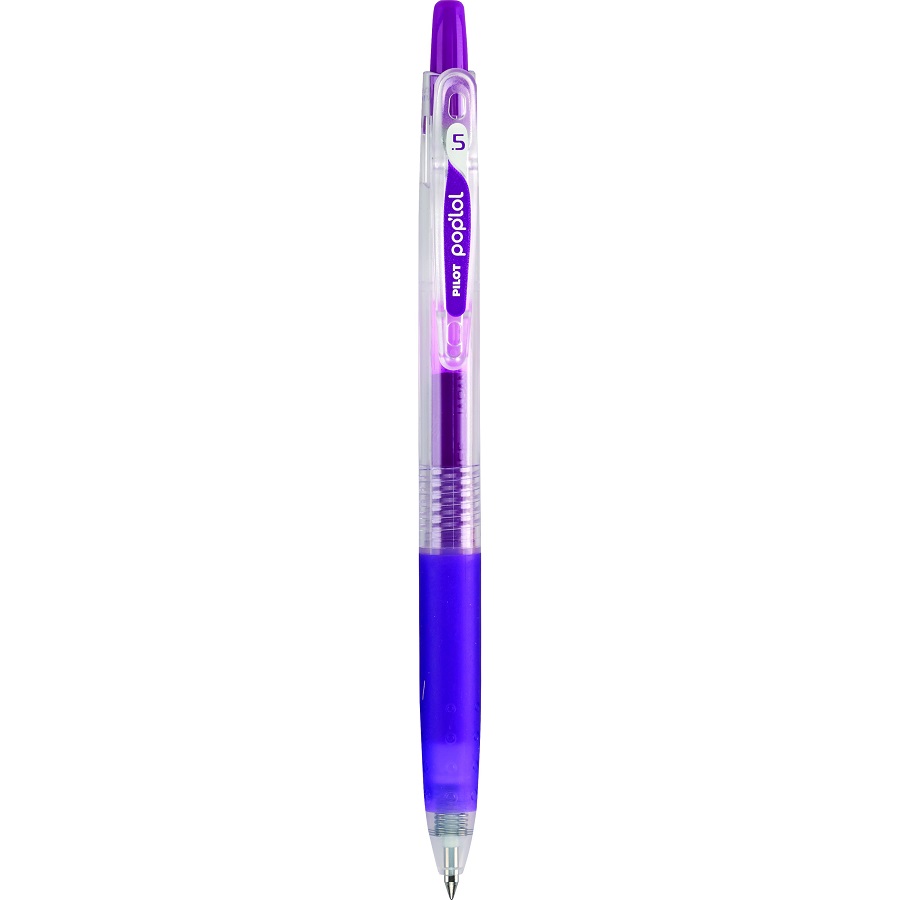 BOLIGRAFO RETRACTIL POP LOL Extra Fino (0.5MM.) MORADO