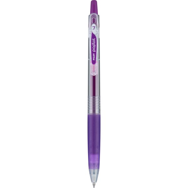 BOLIGRAFO RETRACTIL POP LOL MORADO PUNTO FINO 0.7