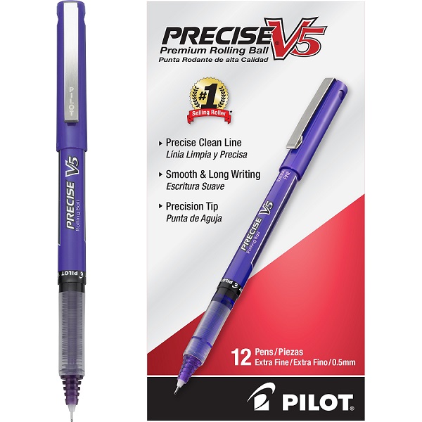 BOLIGRAFO PRECISE V5 MORADO