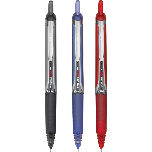 BOLIGRAFO PRECISE V5 RETRACTIL SURTIDO BLISTER C/3 (NEGRO,AZUL, ROJO)