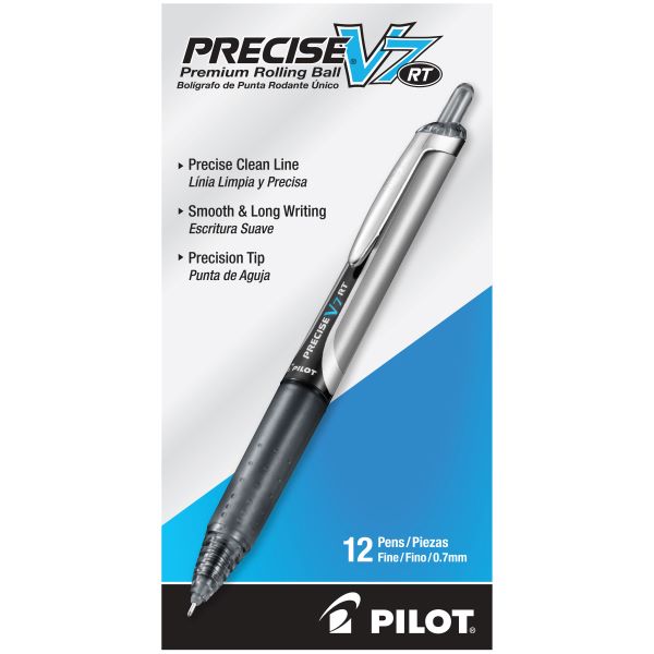 BOLIGRAFO PRECISE V7 RETRACTIL NEGRO