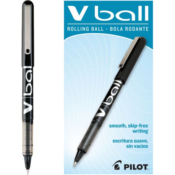 Bolígrafo Vball, punto extra fino negro (0.5 mm.)