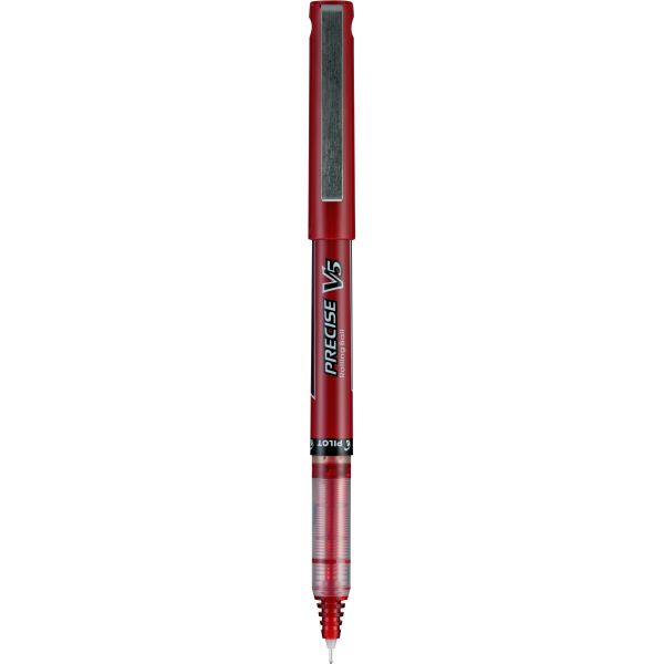 Bolígrafo Precise V5, color rojo, punto extra fino (0.5 mm.)